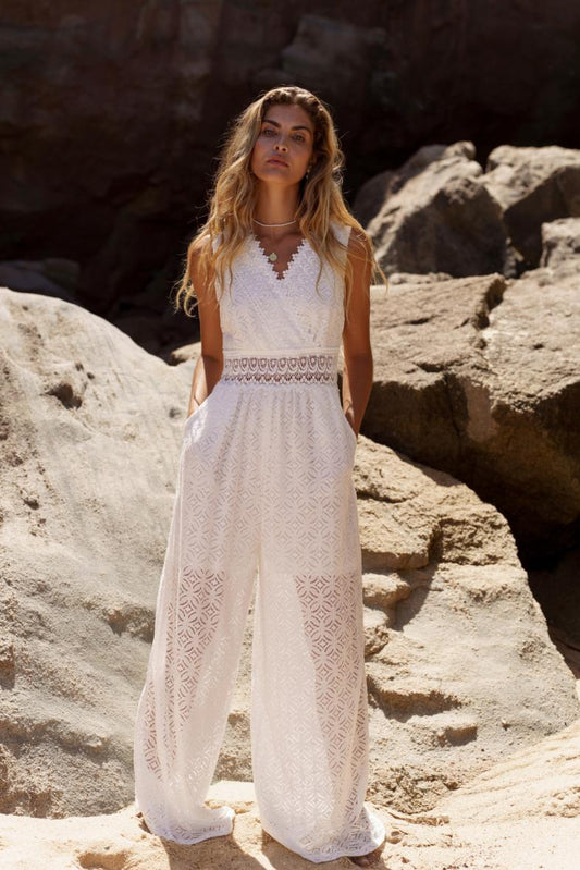 Mono lace jumpsuit